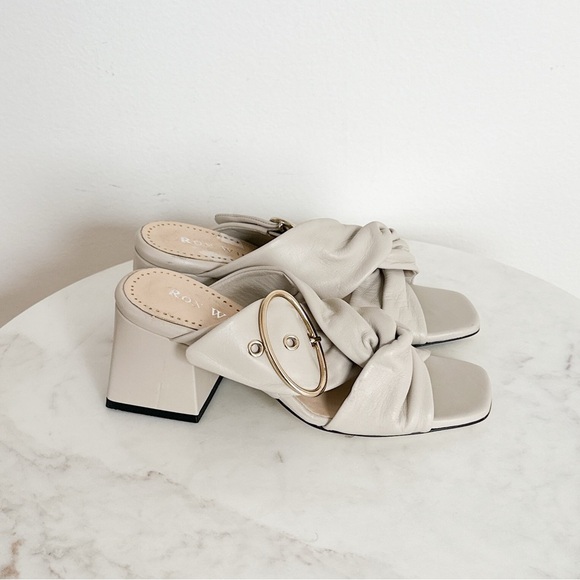 NEW Ron White Willow Napa Twist Buckle Sandals Size 4.5 US 35 EU - Picture 8 of 10